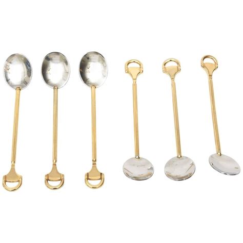 gucci gold spoons espresso|Gold Demitasse Spoons .